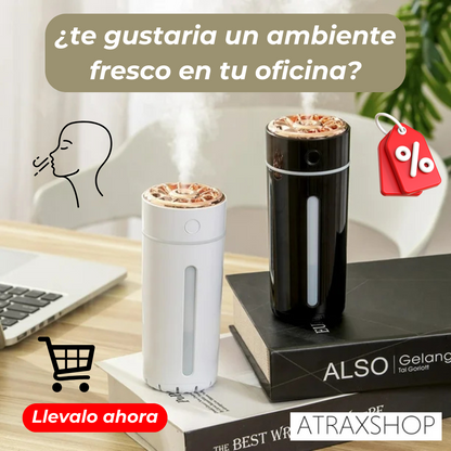 HUMIDIFICADOR ATRAX®  Elimina olores y refresca el aire mientras conduces.