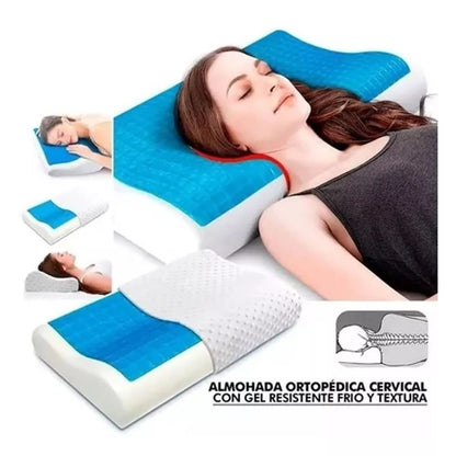 Almohada Ortopédica Memory Pillowen Gel